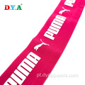 Banda elástica de cintura elástica cor de rosa personalizada